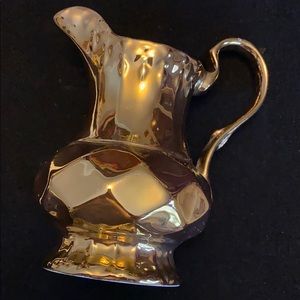Bronze lusterware pitcher